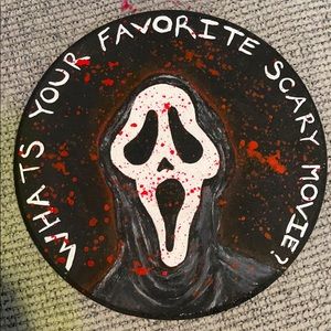 Scream, ghost face painting